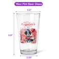 thumbnail image 5 of Happy Valentine’s Day Adorable Border Collie Puppy Holding Heart Balloon 16oz Pint Beer Glass Mug Borders Dog Lovers Gifts Idea Beer Glasses Cup - 00030, 5 of 5