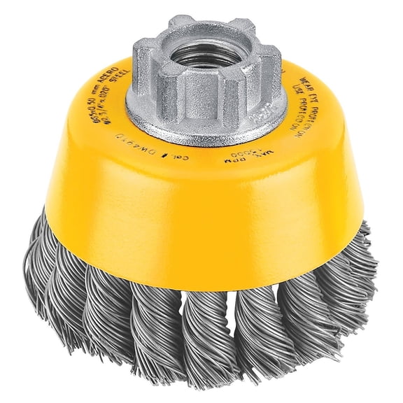 Dewalt Accessories DW4910 3in. Knotted Steel Cup Wire Brush