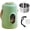 800ml-Green, variant on Multifunctional Health Pot, 500W Portable Mini Electric Cooker with Ceramic Glaze Inner & Steamer, Small Slow Cooker with 12-Hour Reservation, for Porridge, Rice, Soup & Steaming (1200ml-Green)
