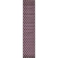 thumbnail image 2 of Unique Loom 3128643 2 ft. 7 in. x 13 ft. Philadelphia Trellis Runner Rug, Dark Purple, 2 of 2