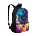 thumbnail image 2 of Uorisanigo Cool Wolf School Backpack for Girls 5-12 Year Fashion Kids School Bag Bookbags Breathable Daypack Rucksack Laptop Bag for Schools, Travel & Sports, 2 of 6