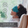 thumbnail image 4 of Sinus Relief Mask - Moist Heat for Allergy Pressure - Cold or Warm - Microwavable Ice Pack for Migraine Headache Pain, Self Care Spa Gifts, Relaxation, Weighted Sleep Mask, Eye Pillow, Men or Women, 4 of 9