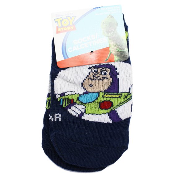 Disney Pixar's Toy Story Buzz Lightyear Navy Colored Socks (1 Pair, Size 4-6)
