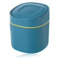 thumbnail image 1 of Bote de Basura de Mesa, Papelera con Tapa, Bote de Basura pequeño para Oficina, baño, artículos Esenciales para el hogar y la Oficina, Cocina, Oficina, Bote de Basura portátil, Azul, 1 of 7