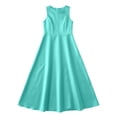 thumbnail image 6 of ITSAME Girls Formal Maxi Dress A-Line Sleeveless Crew Neck Wedding Party Pageant Prom Gown Mint Green Size 2T, 6 of 6