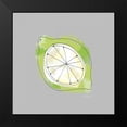 thumbnail image 2 of Robinson, Carol 12x12 Black Modern Framed Museum Art Print Titled - Splash Of Lime, 2 of 5