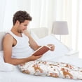 thumbnail image 5 of Naloa Squirrel Giving A Gift Pajama Pants Men, PJ Bottoms, Sleep & Lounge Pants-Small, 5 of 6