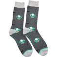 thumbnail image 1 of Super Mario Bros. Luigi and the Mushroom Crew Socks Pair Gray, 1 of 2