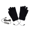 thumbnail image 3 of Guantes térmicos eléctricos de punto para invierno para mujeres y hombres, guantes térmicos con calefacción para pantalla táctil, guantes para ordenador portátil para escribir, Negro Colco Guantes calefactables, 3 of 6