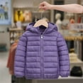 thumbnail image 3 of WOYY Teen Boys Winter Down Coat Soild Hooded Padded Jacket Outerwear, Sizes 13-14, 3 of 3