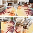 thumbnail image 5 of 5'x7' Area Rugs for Living Room Bedroom, Palm Trees Washable Rug Carpet Runner Indoor Outdoor, Modern Art Birds Summer Non Slip Floor Mats Area Rug for Kitchen, Nursery, 5 of 8