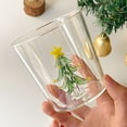 thumbnail image 2 of Shoreew 3D Christmas Tree Glass Cup High Borosilicate Wine Tumbler for Juice Cocktails Festive Party Drinkware for Holiday Celebrations, 2 of 7