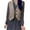 Brown, variant on Baberdicy Puffer Vest Womens Vest Casual Sleeveless Cardigans Jacket Loose and Thin Casual Vest Top Womens Blazer White