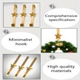 thumbnail image 6 of Hwkond Christmas Hanging Ornaments Wreath Hanger On Door Metal Door Single Hook Christmas Decoration Hooks Wreath Small Pendant Hooks Up To 30% Off, 6 of 6