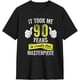 thumbnail image 2 of Camisetas de algodón para hombre, divertidas, de broma de 90 años, para el 90.º cumpleaños, informales, básicas, de cuello redondo y manga corta., 2 of 6