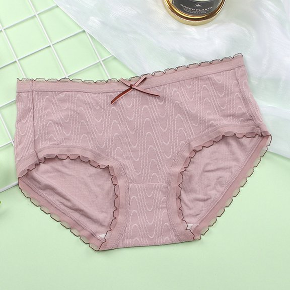 Vedolay Womens Briefs Seamless Underwear for Women No Show Panties Feel Air Invisibles Bikini Panties,Purple One Size