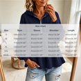 thumbnail image 3 of Cmfcve Peplum Hooded Sweatshirt for Women Casual Half Zip Hoodies Fall Winter Long Sleeve Tops, 3 of 6