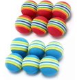 thumbnail image 1 of 12 piezas de bolas de Juguete de arco iris Yashi para gatos, Juguete interactivo de espuma EVA suave, 1 of 5