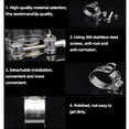 thumbnail image 4 of High Quality Stainless Steel Hose Clamp Exhaust Air Water Pipes Durable Sealing Powerful Strength Repair Welding Tools 17-252mm, 4 of 4
