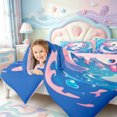 thumbnail image 4 of Manfei 3D Print Axolotl 7-Piece Twin Bedding,Animals Pattern Bedding Comforter Set,Pink Reversible, 4 of 7