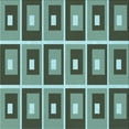 thumbnail image 1 of Ahgly Company Machine Washable Indoor Square Transitional Medium Forest Green Area Rugs, 5' Square, 1 of 7