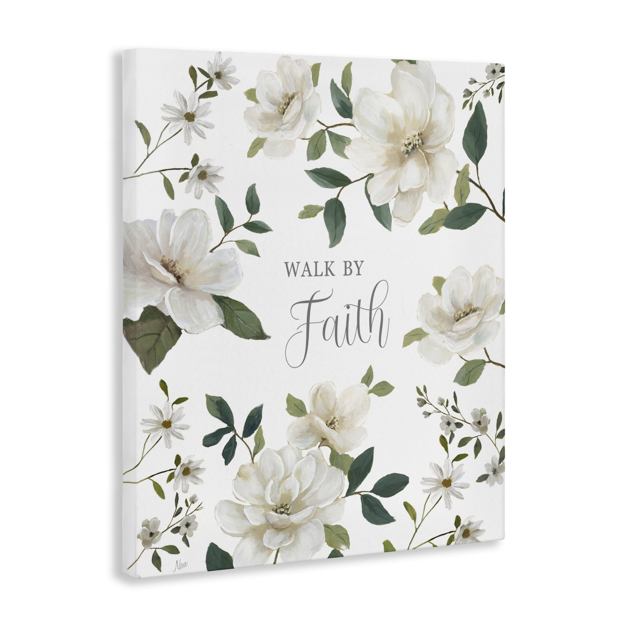 Stupell Industries Floral Walk By Faith Canvas Wall Art, design by Nan