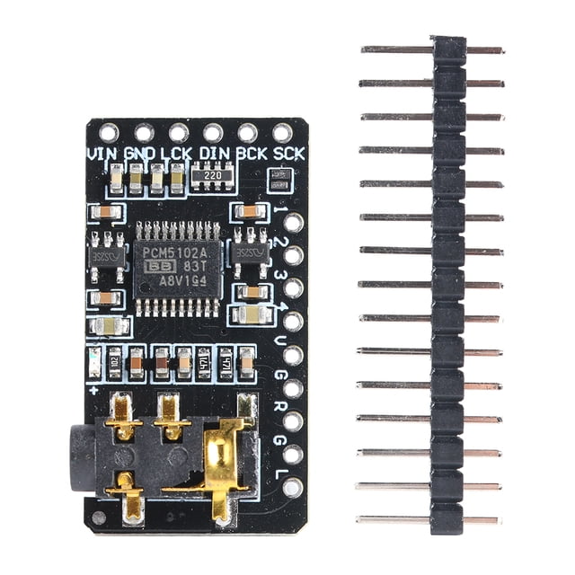 PCM5102 DAC Decoder 3.5mm Stereo Jack I2S Player Module para Raspberry Pi Hugtrwg Nuevos Originales
