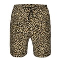 thumbnail image 3 of Fotbe Leopard2 Trajes de Baño Estampados para Hombre, Shorts de Verano de Secado Rápido, Ropa de Playa, Bañadores-Small, 3 of 6