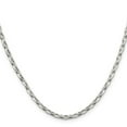thumbnail image 4 of Sterling Silver Oval Rolo Chain 16", 4 of 5