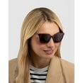 thumbnail image 4 of Radley London Women's 6506 Dark Rose Pink/Leopard  Oversized Square Sunglasses, 4 of 5