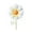 White, variant on Twfbrm Sunflowers Garden Stakes for Outdoor, 12 Inch Metal Flowers Garden Stakes, Rust and Weather Resistant Artificial Flower Stick Faux Plant Pick Yard Art Decorations for Lawn Porch Patio Pathway