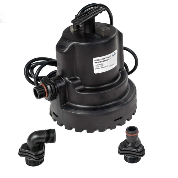 Watershed Innovations Hydrapump Smart - Bomba De Agua Sumergible - Bomba Inteligente - Bomba Eléctrica Portátil - Tecnología Hydradetect Para Funcionamiento Automático