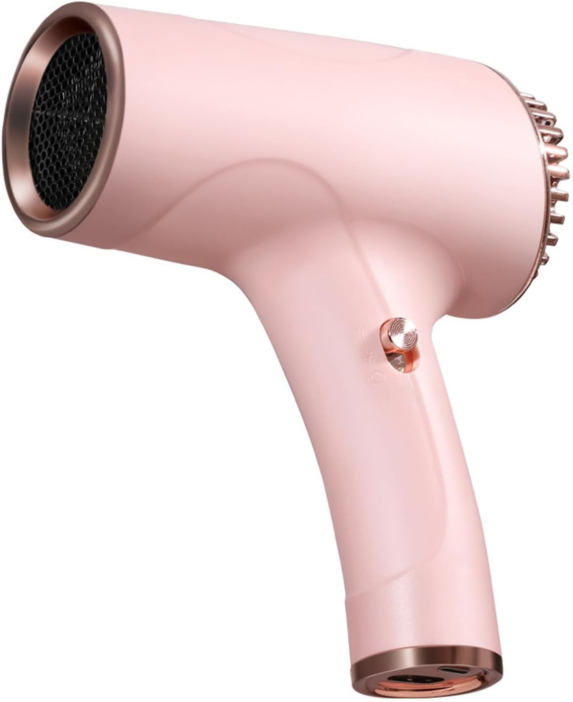 USB Cordless Hair Dryer, Lightweight Mini Blows Dryer, Built-in Battery Cordless Hair Dryers Hot/Cold Air, Portable Travel Blow Dryer for Art Painting,Green