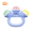 Blue, variant on Under 5 dollar Baby Hand Rattle Toy, Chewable Infant Teething Shaker, Easy Grip Multifunctional Sensory Toy, Early Developmental Toy for Newborns to Toddlers Boys Girls, Baby Shower Gift, Blue