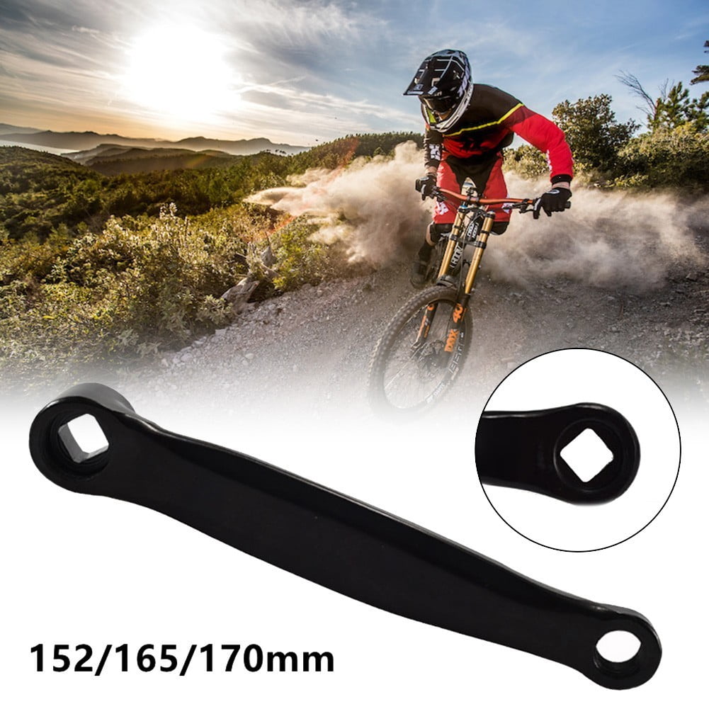 Manivelle Vélo Gauche 152mm Alliage Aluminium - Pour Vélos Électriques, Pliables, Route - Trou Carré