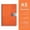Orange, variant on Multifunctional retro notepad, high end leather for business diary