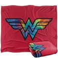 thumbnail image 3 of Wonder Woman Tie Dye Blanket, 3 of 7