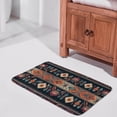 thumbnail image 4 of Bath Mat 15.7"x23.6" Boho Bathroom Rug Non Slip Shower Mat Kitchen Bath Floor Rugs Girl Bedroom Door Mat Washable Indoor Doormat, 4 of 7