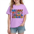 thumbnail image 1 of Odeerbi Niños Niñas Camiseta de Algodón Manga Corta Casual Cuello Redondo Linda Camisetas Impresas, 1 of 9