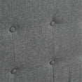 thumbnail image 4 of Naomi Home Lisa Button-Tufted Woven Platform Bed - Color: Gray, Size: Twin, 4 of 12