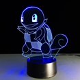 thumbnail image 4 of 3D Illusion LED Night Light,7 Colors Gradual Changing Touch Switch USB Table Lamp for Holiday Gifts or Home Decorations (Squirtle), 4 of 6