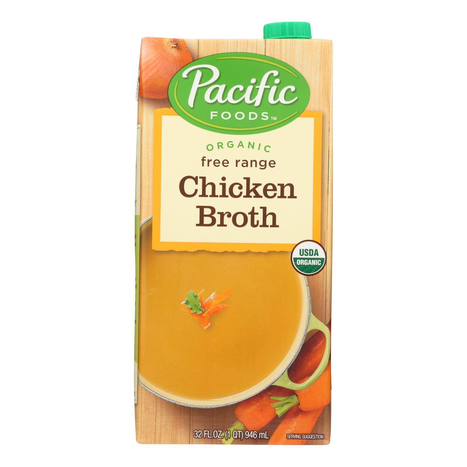 Chicken Broth Free Range Case of 12 32 Fl oz.