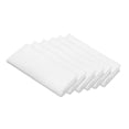 thumbnail image 1 of Servilletas De Tela De Poliéster Surmente De 17 Pulgadas, Servilletas De Lino Para Cena, Juego De 12 Para Bodas, Banquetes O Restaurantes (1 Docena) (Blanco), 1 of 5