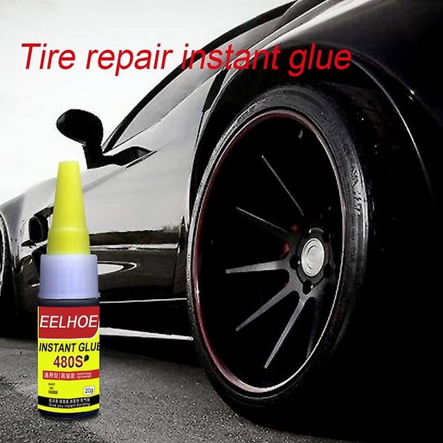 Tire Glue Waterproof Temperature Resistant Mighty Tire Repair Glue Universal 20g
