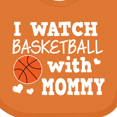 thumbnail image 4 of Inktastic I Watch Basketball with Mommy Boys Baby Bib, 4 of 4