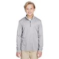 thumbnail image 1 of Youth Zone Sonic Heather Performance Quarter-Zip - ATHLETIC HEATHER - L, 1 of 3