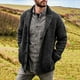 thumbnail image 4 of Cárdigan de otoño e invierno para hombre, suéter de punto ajustado de manga larga de color sólido, suéter para hombre, 4 of 6