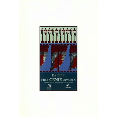 Prix Genie Awards Movie Poster (11 x 17) (Genie Award For Best Achievement In Overall Sound)