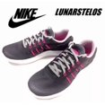 thumbnail image 1 of WOMEN'S LUNARSTELOS RUNNING TRAINERS SHOES GIRLS GREY PINK UK 4.5 EU 38 US7, 1 of 6
