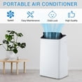 thumbnail image 3 of 14000 BTU Portable Air Conditioner for Rooms up to 750 Sq. Ft, 3-in-1 Portable AC with Cooling, Dehumidifier & Fan, 24H Timer, Remote & Window Kit for Bedroom, Office, Apartment, Black Top, 3 of 6